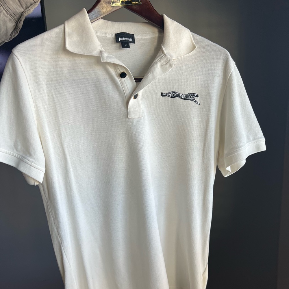 Just Cavalli ivory polo